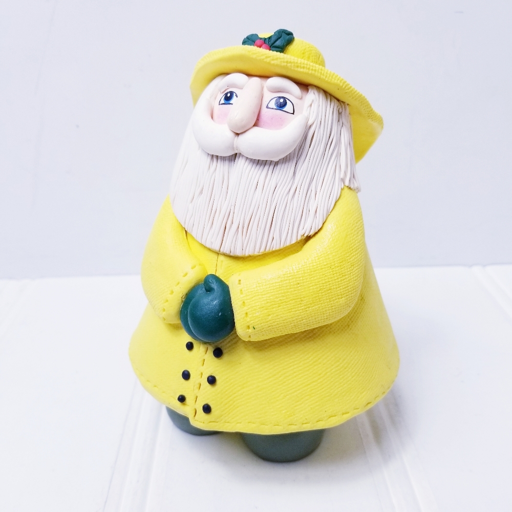 Folk Art Fisherman Figurine